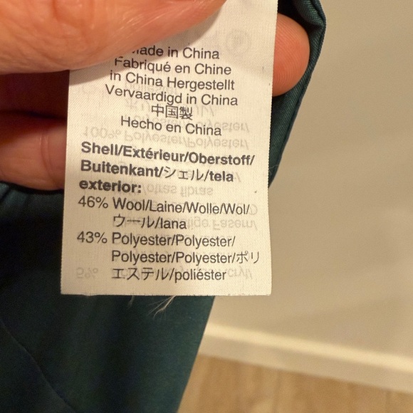 J.CREW Emerald wool Coat - Picture 6 of 7